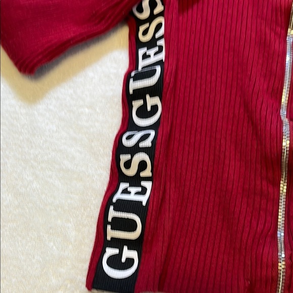 Guess Red Kids Jacket with Logo - Picture 3 of 7